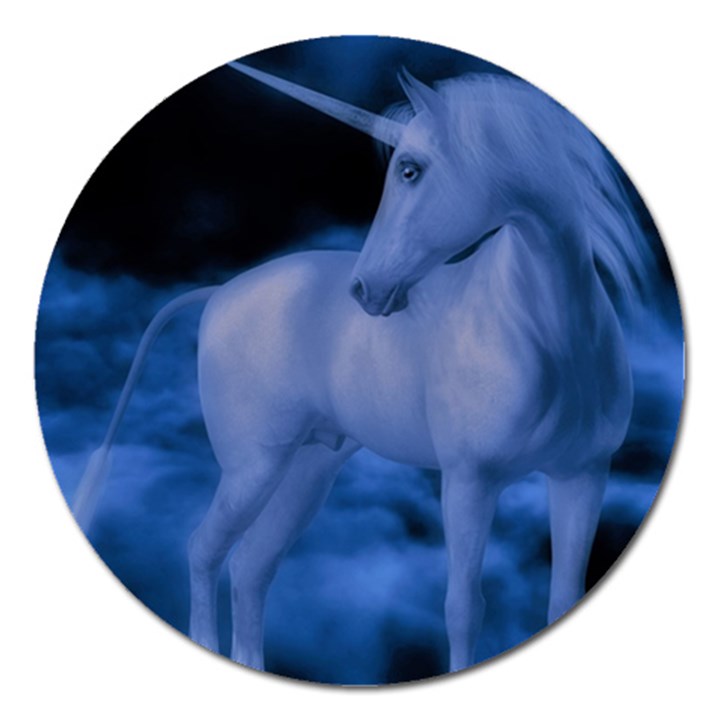 Magical Unicorn Magnet 5  (Round)