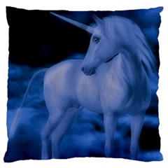 Magical Unicorn Large Flano Cushion Case (one Side)