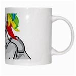 Angry Unicorn White Mugs Right