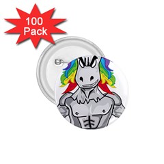 Angry Unicorn 1 75  Buttons (100 Pack)  by KAllan