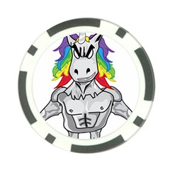 Angry Unicorn Poker Chip Card Guard by KAllan