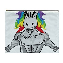 Angry Unicorn Cosmetic Bag (xl) by KAllan