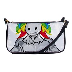 Angry Unicorn Shoulder Clutch Bags by KAllan