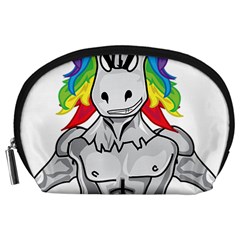 Angry Unicorn Accessory Pouches (large)  by KAllan