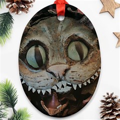 Cheshire Cat Ornament (oval) by KAllan