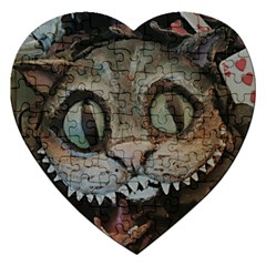 Cheshire Cat Jigsaw Puzzle (heart) by KAllan