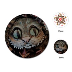 Cheshire Cat Playing Cards (round)  by KAllan