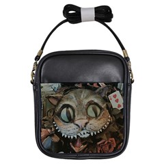 Cheshire Cat Girls Sling Bags by KAllan