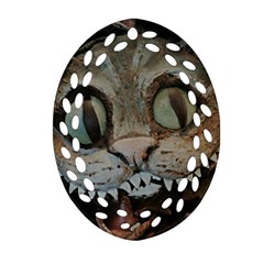 Cheshire Cat Ornament (oval Filigree)