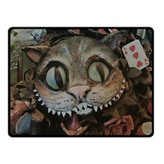 Cheshire Cat Double Sided Fleece Blanket (small) 