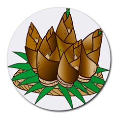 Young Bamboo Round Mousepads