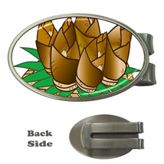 Young Bamboo Money Clips (oval)  by Mariart