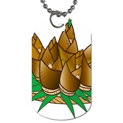 Young Bamboo Dog Tag (one Side)