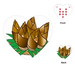 Young Bamboo Playing Cards (Heart)  Front