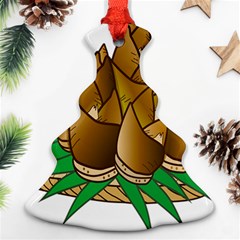 Young Bamboo Christmas Tree Ornament (two Sides)