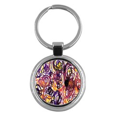 Autumnn Rainbow Key Chains (round)  by Mariart