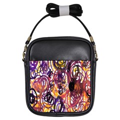 Autumnn Rainbow Girls Sling Bags by Mariart