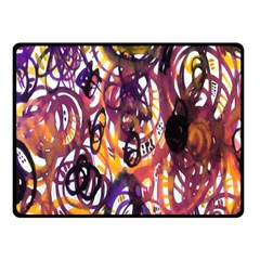 Autumnn Rainbow Fleece Blanket (small) by Mariart