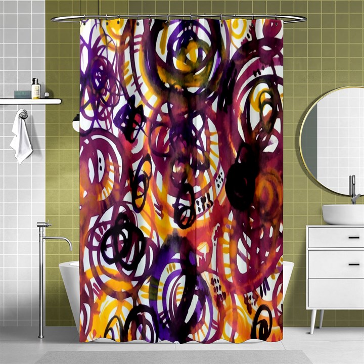 Autumnn Rainbow Shower Curtain 48  x 72  (Small) 