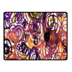 Autumnn Rainbow Double Sided Fleece Blanket (small)  by Mariart