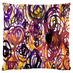 Autumnn Rainbow Large Flano Cushion Case (two Sides) by Mariart