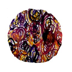 Autumnn Rainbow Standard 15  Premium Flano Round Cushions by Mariart