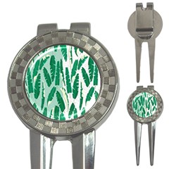 Banana Leaf Green Polka Dots 3-in-1 Golf Divots