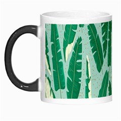 Banana Leaf Green Polka Dots Morph Mugs by Mariart