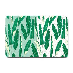 Banana Leaf Green Polka Dots Small Doormat 