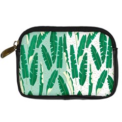 Banana Leaf Green Polka Dots Digital Camera Cases by Mariart