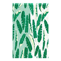 Banana Leaf Green Polka Dots Shower Curtain 48  X 72  (small)  by Mariart