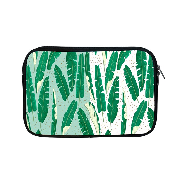 Banana Leaf Green Polka Dots Apple iPad Mini Zipper Cases