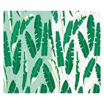 Banana Leaf Green Polka Dots Double Sided Flano Blanket (Small)  50 x40  Blanket Front