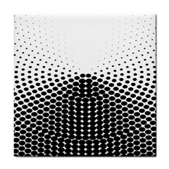 Black White Polkadots Line Polka Dots Tile Coasters by Mariart