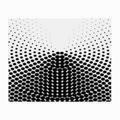 Black White Polkadots Line Polka Dots Small Glasses Cloth