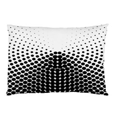 Black White Polkadots Line Polka Dots Pillow Case by Mariart