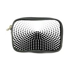 Black White Polkadots Line Polka Dots Coin Purse by Mariart