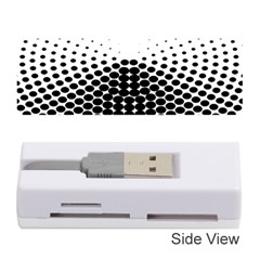 Black White Polkadots Line Polka Dots Memory Card Reader (stick)  by Mariart