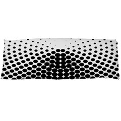 Black White Polkadots Line Polka Dots Body Pillow Case Dakimakura (two Sides)