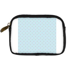 Blue Red Circle Polka Digital Camera Cases