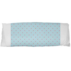 Blue Red Circle Polka Body Pillow Case (dakimakura)