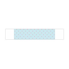 Blue Red Circle Polka Flano Scarf (mini) by Mariart