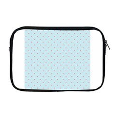 Blue Red Circle Polka Apple Macbook Pro 17  Zipper Case by Mariart