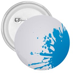 Blue Stain Spot Paint 3  Buttons by Mariart