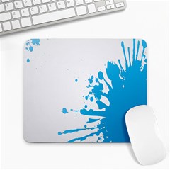 Blue Stain Spot Paint Large Mousepads