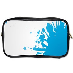 Blue Stain Spot Paint Toiletries Bags 2-side by Mariart