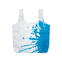 Blue Stain Spot Paint Full Print Recycle Bags (s)  by Mariart