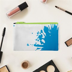 Blue Stain Spot Paint Cosmetic Bag (xs)