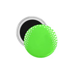 Bubble Polka Circle Green 1 75  Magnets