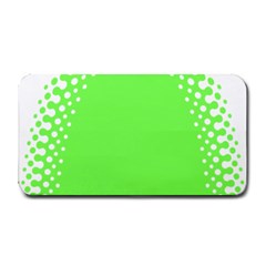 Bubble Polka Circle Green Medium Bar Mats